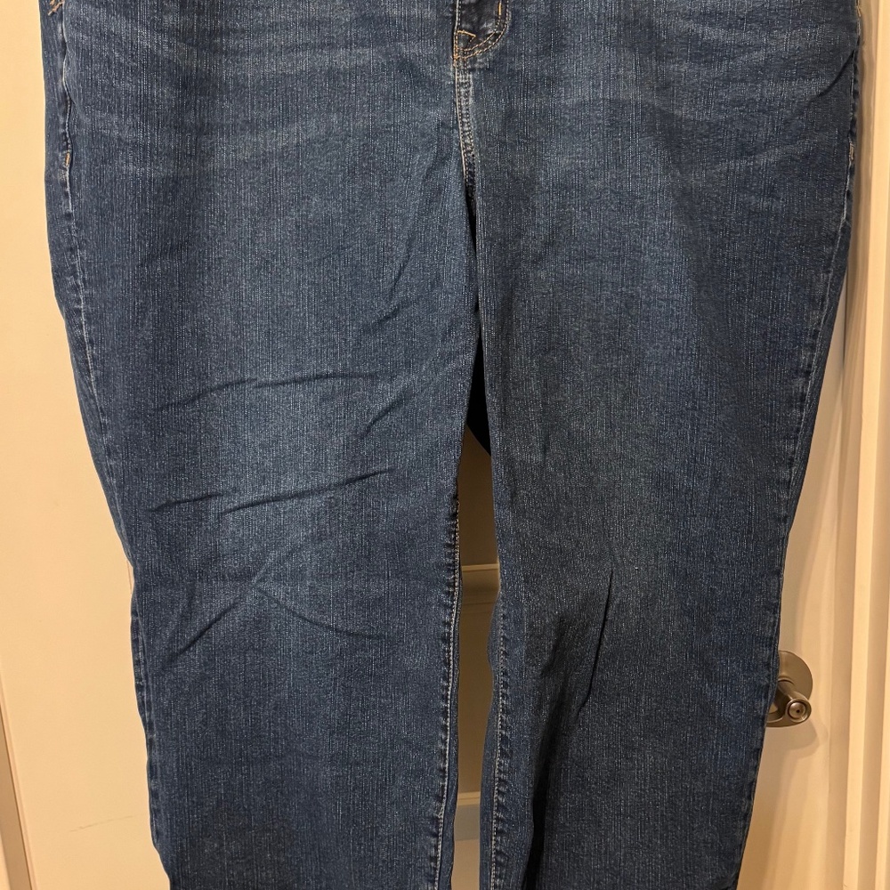 Torrid Perfect Boyfriend Ankle Jeans 28R Dark Wash Vintage Stretch